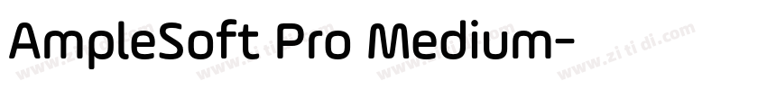 AmpleSoft Pro Medium字体转换